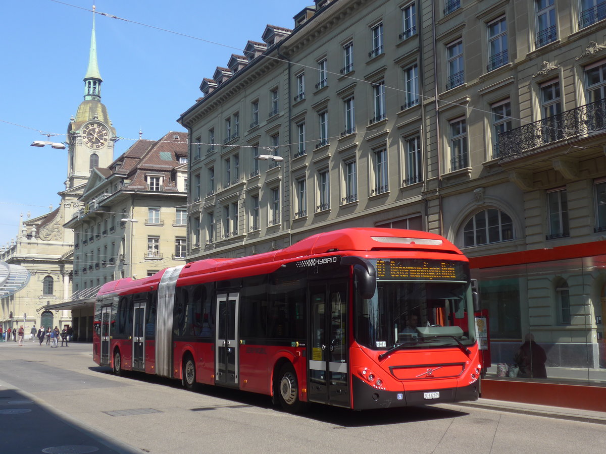 (215'609) - Bernmobil, Bern - Nr. 875/BE 832'875 - Volvo am 27. Mrz 2020 beim Bahnhof Bern