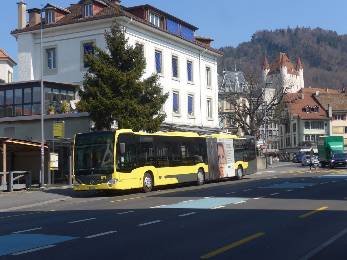 (215'800) - STI Thun - Nr. 162/BE 752'162 - Mercedes am 2. April 2020 in Thun, Guisanplatz