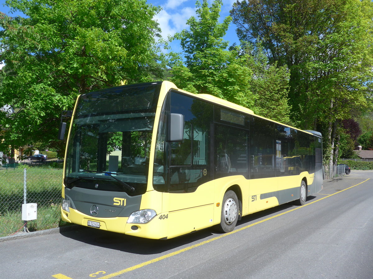 (216'589) - STI Thun - Nr. 404/BE 523'404 - Mercedes am 29. April 2020 bei der Schifflndte Thun