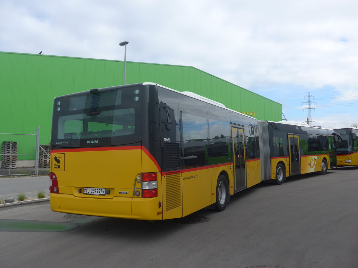 (216'738) - CarPostal Ouest - VD 259'997 - MAN am 3. Mai 2020 in Kerzers, Interbus