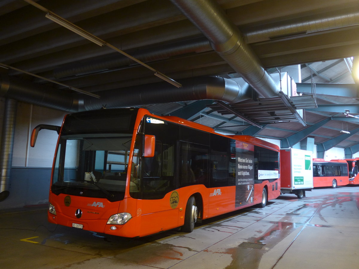 (217'033) - AFA Adelboden - Nr. 27/BE 26'773 - Mercedes am 16. Mai 2020 in Adelboden, Busstation