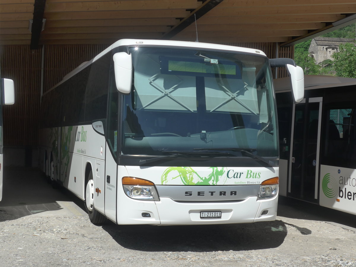 (217'329) - ABl Biasca - Nr. 13/TI 231'013 - Setra am 24. Mai 2020 in Biasca, Garage