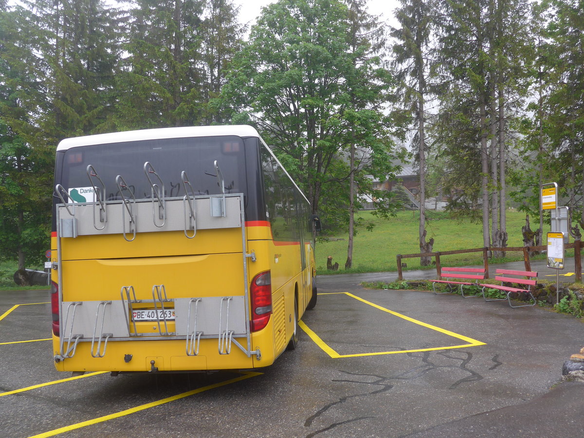 (217'632) - PostAuto Bern - BE 401'263 - Setra (ex AVG Meiringen Nr. 63) am 7. Juni 2020 auf der Schwarzwaldalp