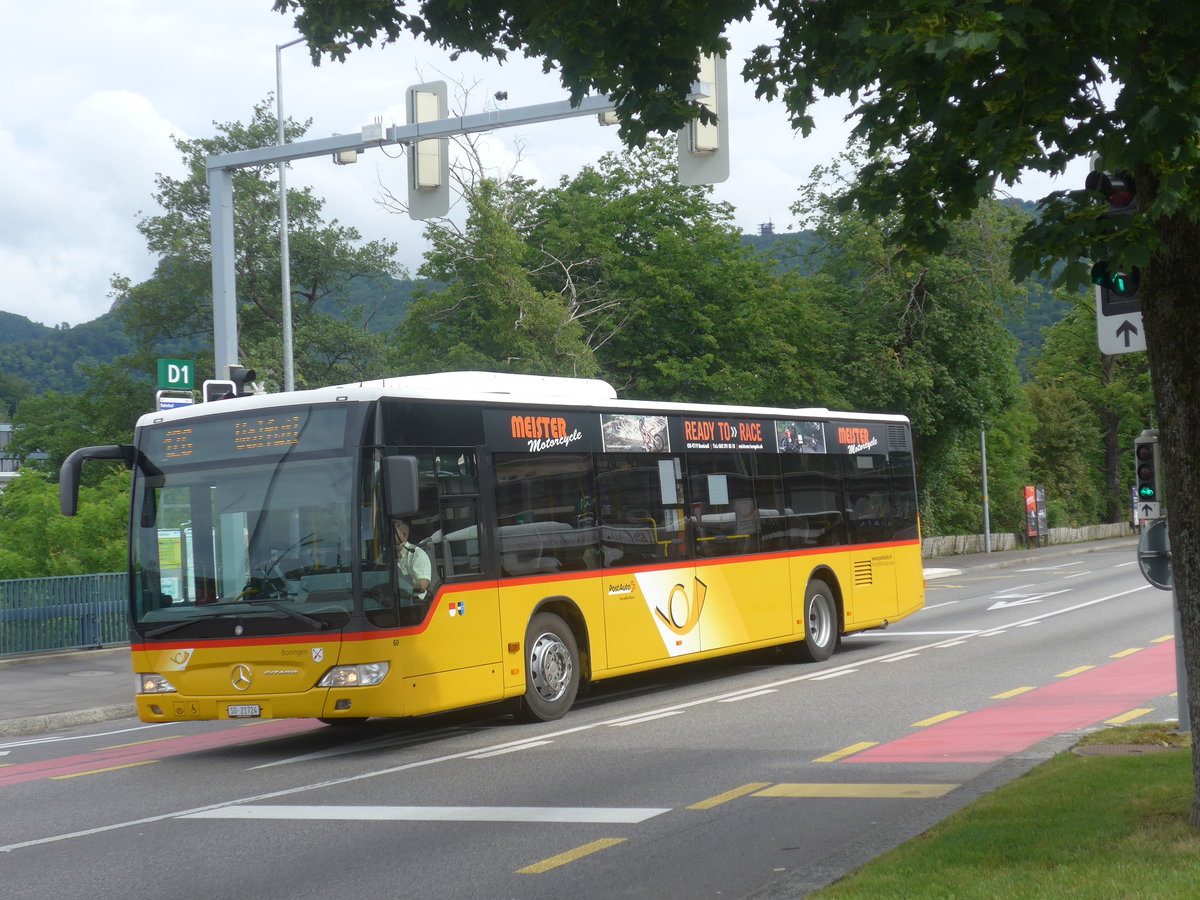 (217'686) - Wyss, Boningen - Nr. 60/SO 21'724 - MAN am 8. Juni 2020 beim Bahnhof Olten