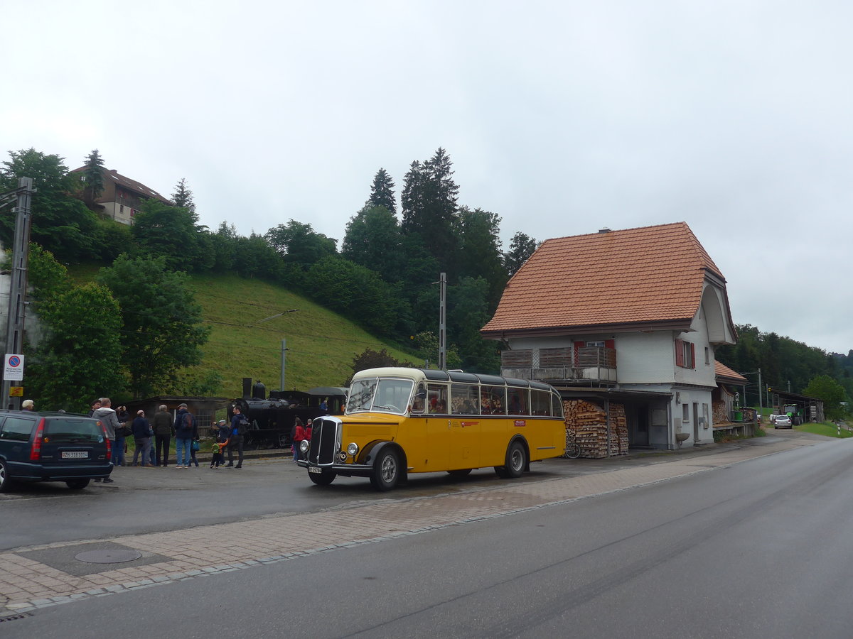 (217'992) - Loosli, Wyssachen - BE 26'794 - Saurer/R&J am 14. Juni 2020 beim Bahnhof Wasen