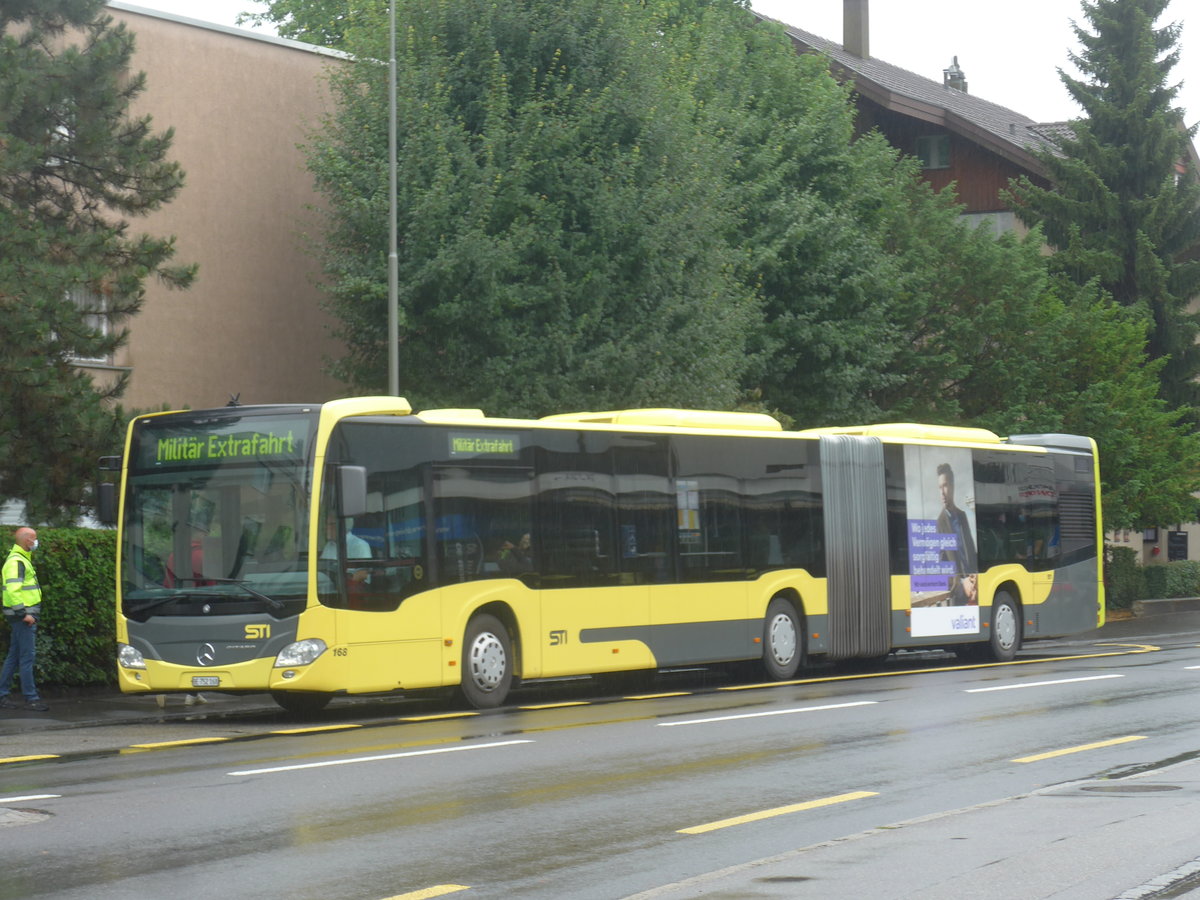(218'281) - STI Thun - Nr. 168/BE 752'168 - Mercedes am 29. Juni 2020 in Thun, Frutigenstrasse