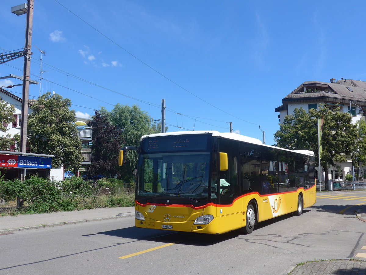 (218'756) - ASN Stadel - Nr. 334/ZH 783'893 - Mercedes am 18. Juli 2020 beim Bahnhof Blach