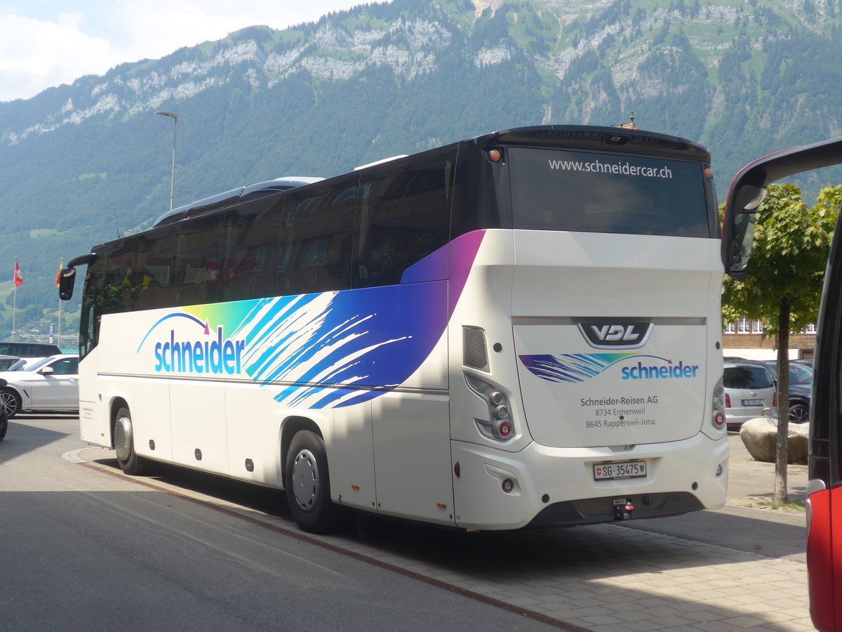 (219'281) - Schneider, Ermenswil - Nr. 19/SG 35'475 - VDL am 1. August 2020 in Iseltwald, Dorf