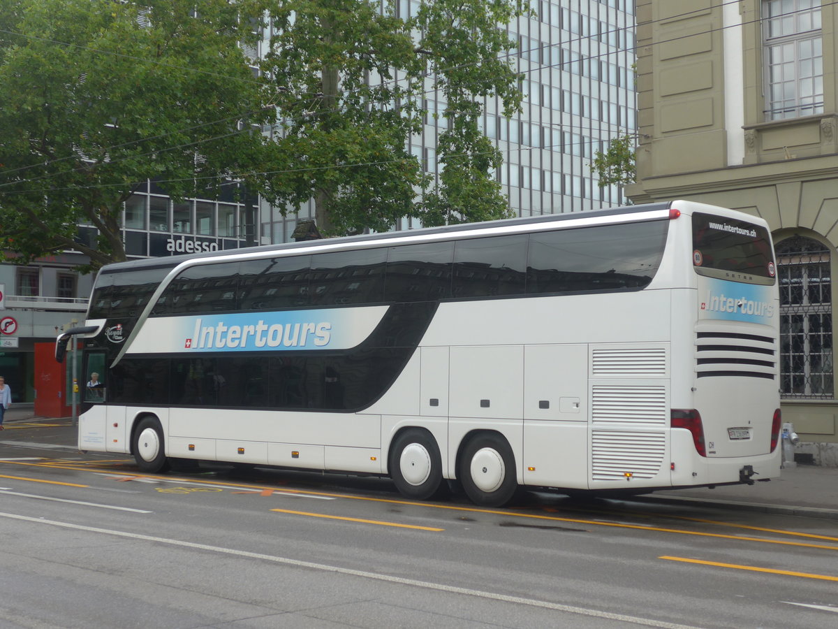 (219'403) - Intertours, Domdidier - Nr. 3/FR 236'099 - Setra am 2. August 2020 beim Bahnhof Bern