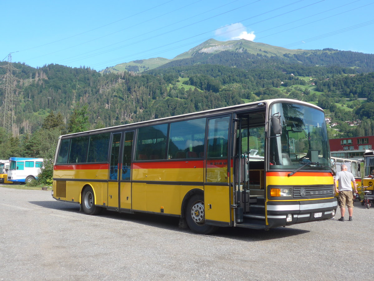 (219'679) - Schenk, Alpthal - Nr. 516/SH 90'024 - Setra (ex Vgeli, Hettenschwil; ex Rosy Viaggi, Stabio; ex AutoPostale Ticino Nr. 516; ex P 25'069) am 26. August 2020 in Grsch, Bergbahnen