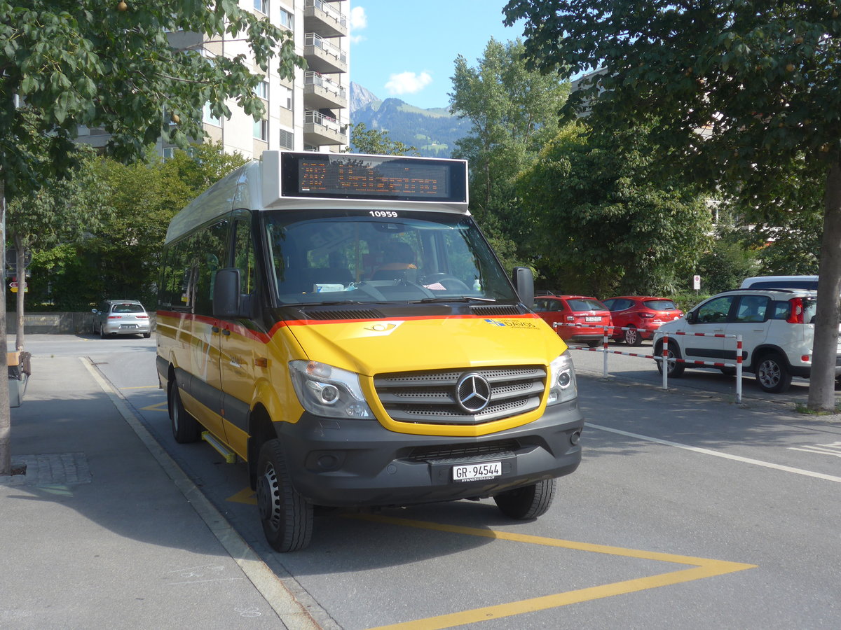 (219'749) - PostAuto Graubnden - GR 94'544 - Mercedes am 16. August 2020 beim Bahnhof Landquart