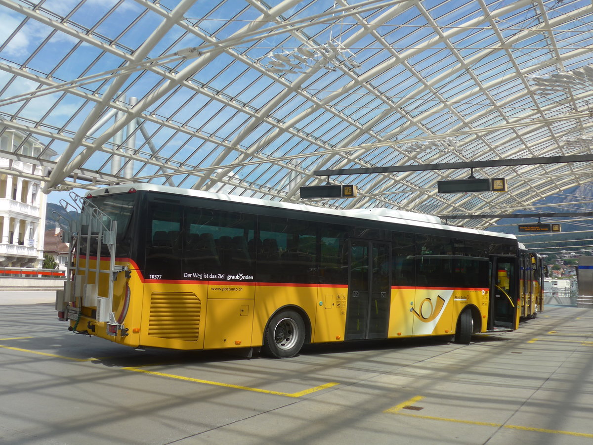 (219'807) - PostAuto Graubnden - GR 170'438 - Iveco (ex PostAuto Ostschweiz) am 16. August 2020 in Chur, Postautostation