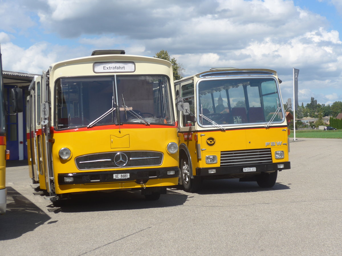 (220'122) - Schweizer, Schliern - BE 8680 - Mercedes/R&J (ex SBE Mettleneggen, Wattenwil; ex Frommelt, FL-Vaduz) am 23. August 2020 in Lyssach, Lorenz