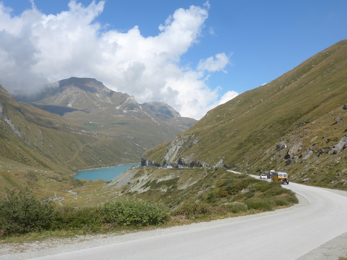 (220'499) - Bonnard, Ayer - VS 16'091 - Saurer/Hess (ex APN Genve; ex Baumgartner, Grenchen; ex P 23'009; ex P2031) am 6. September 2020 in Moiry, Lac de Moiry