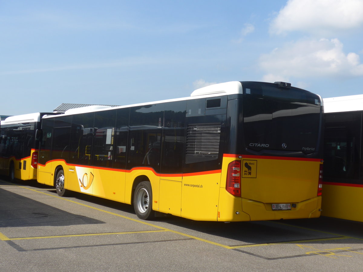 (220'841) - CarPotal Ouest - JU 43'868 - Mercedes am 20. September 2020 in Develier, Parkplatz