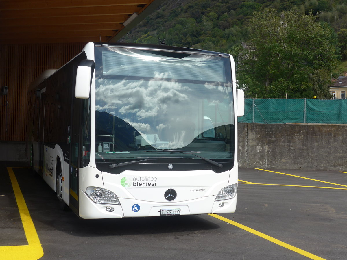 (221'488) - ABl Biasca - Nr. 6/TI 231'006 - Mercedes am 26. September 2020 in Biasca, Garage