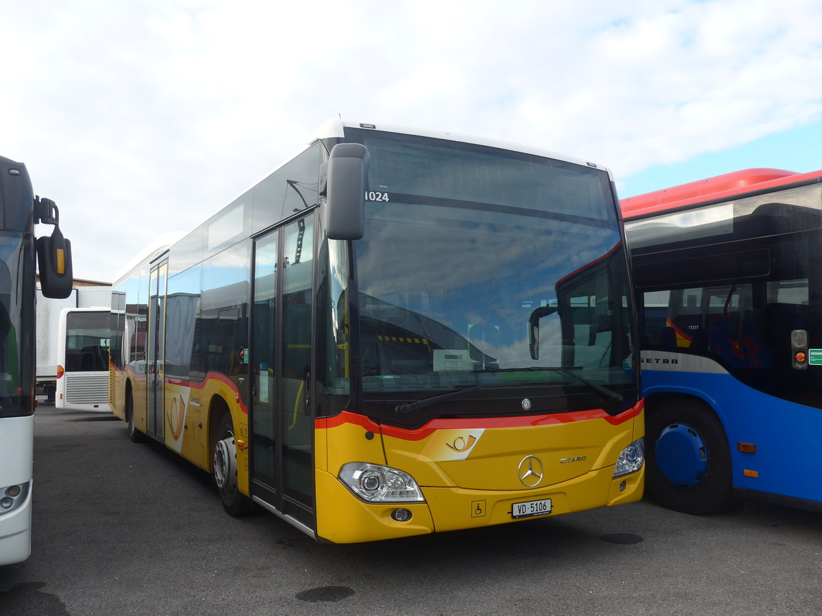 (221'707) - Faucherre, Moudon - VD 5106 - Mercedes am 11. Oktober 2020 in Kerzers, Interbus