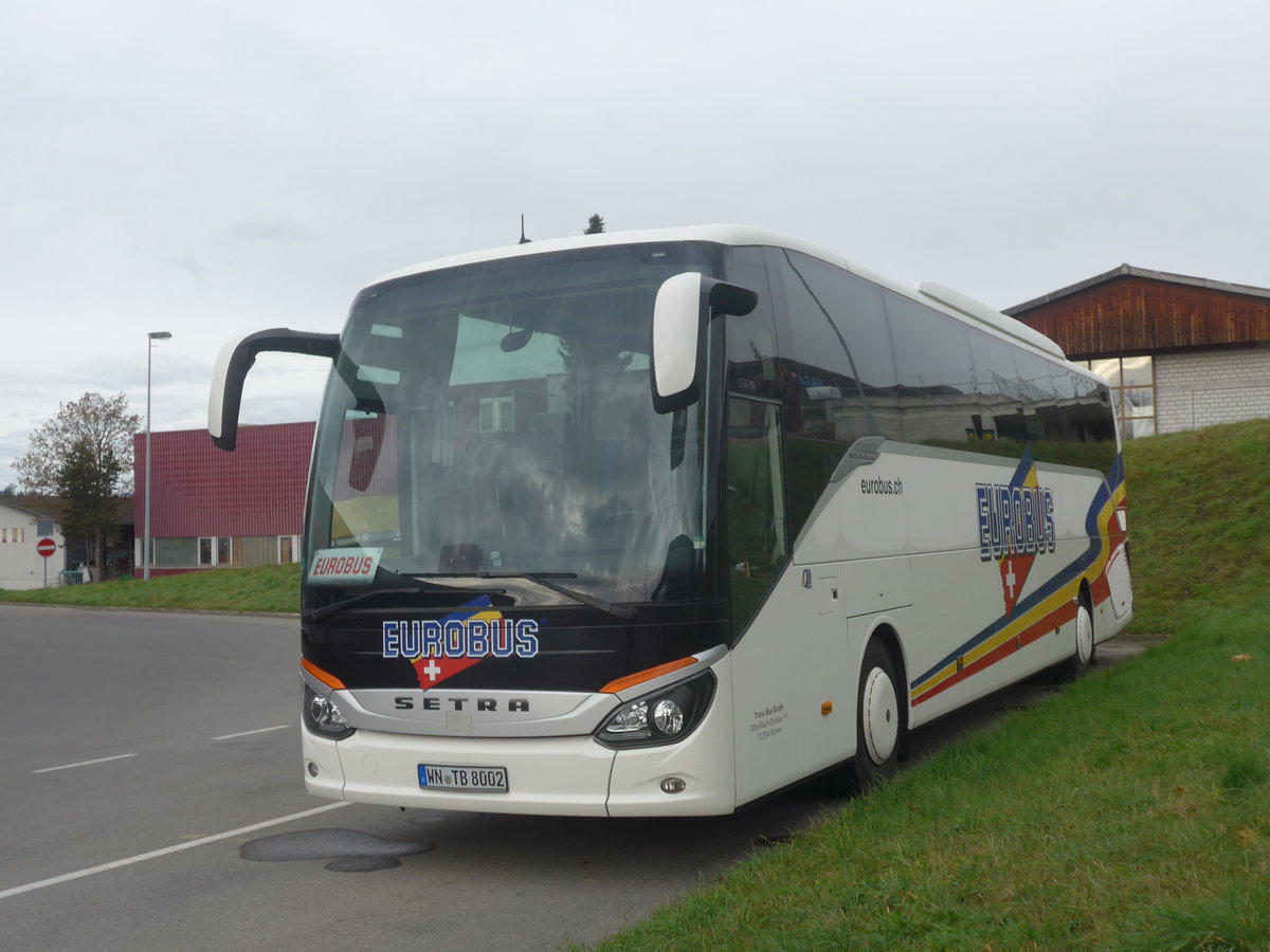 (222'738) - Aus Deutchland: Trans Bus, Kernen - WN-TP 8002 - Setra am 1. November 2020 in Ruswil, Garage ARAG