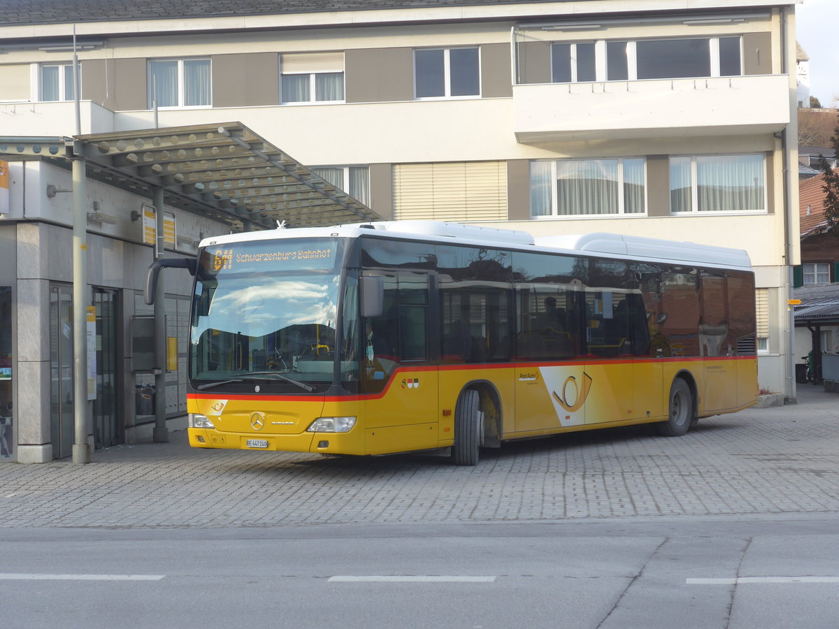 (223'119) - Engeloch, Riggisburg - Nr. 9/BE 447'240 - Mercedes am 26. Dezember 2020 in Riggisberg, Post