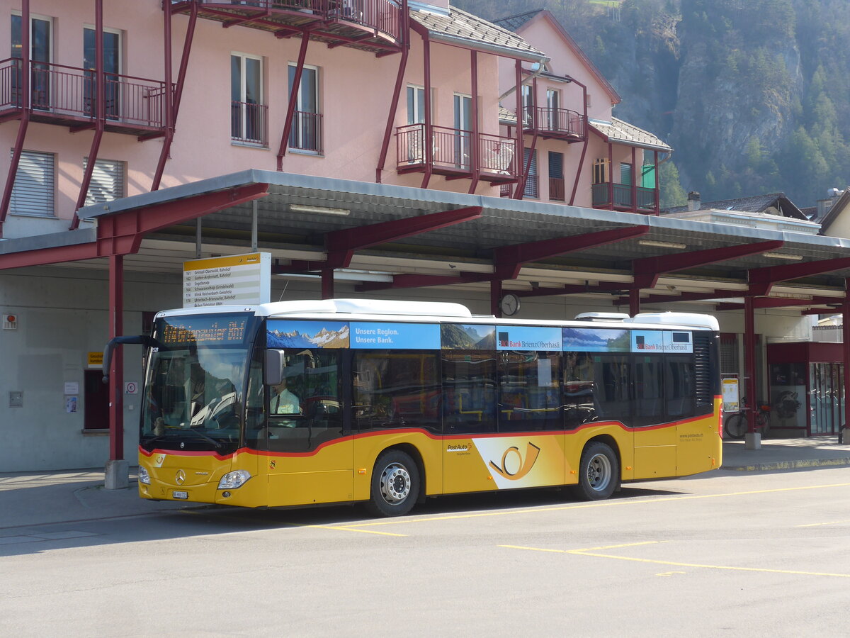 (225'184) - Flck, Brienz - Nr. 23/BE 868'723 - Mercedes am 21. April 2021 in Meiringen, Postautostation