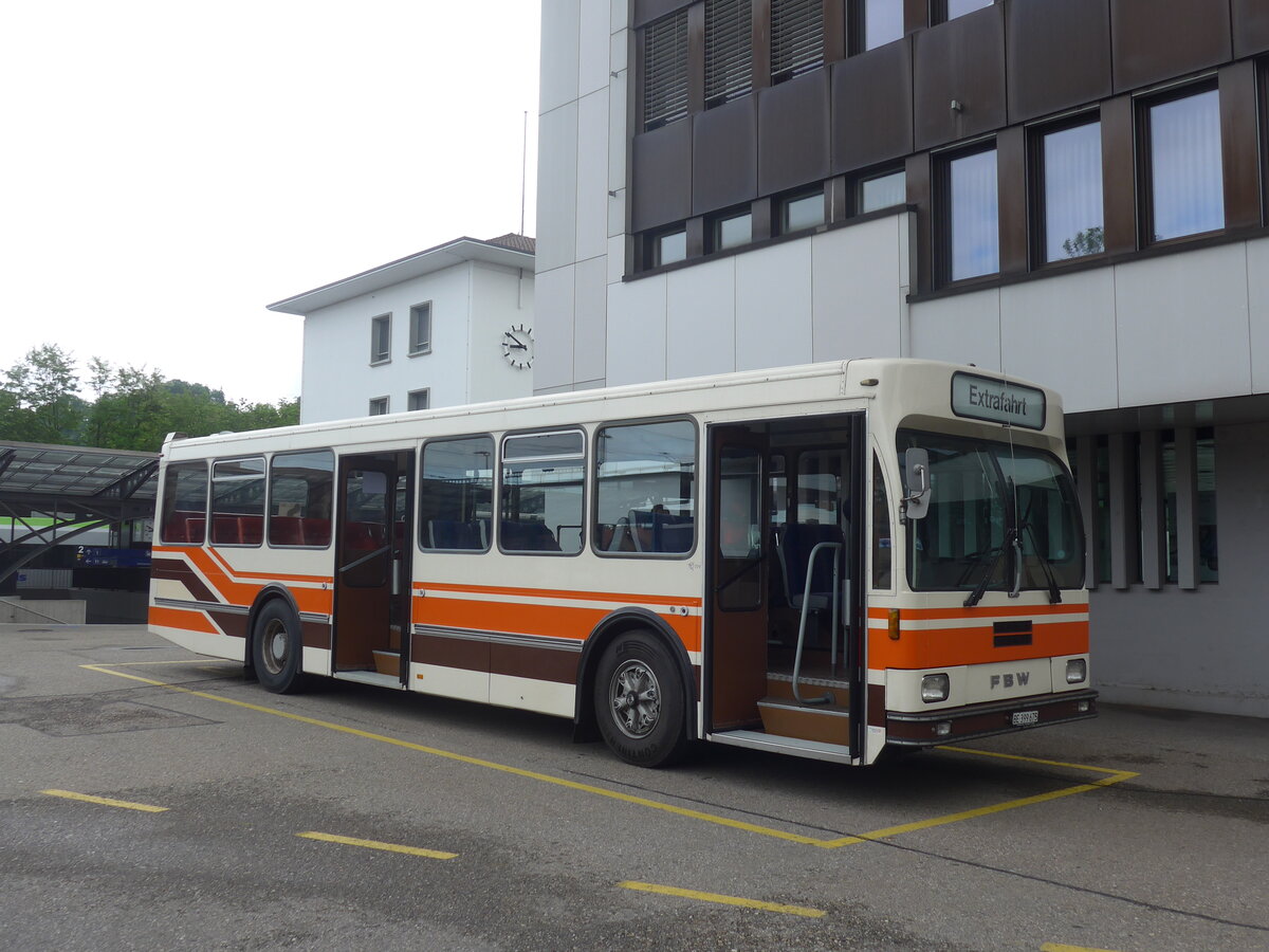 (225'757) - Wegmller, Mnsingen - BE 399'675 - FBW/R&J (ex Bamert, Wollerau) am 6. Juni 2021 beim Bahnhof Burgdorf