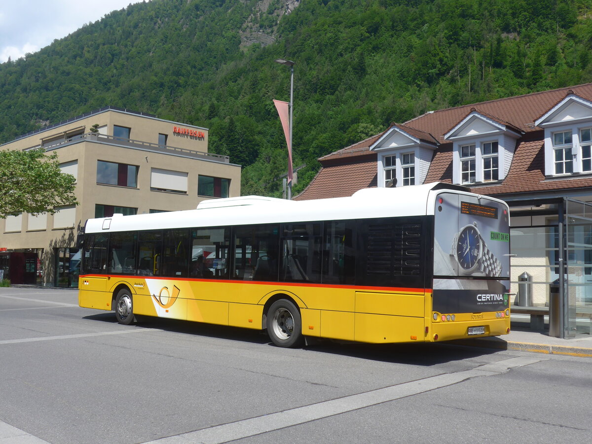 (225'847) - PostAuto Bern - BE 610'535 - Solaris am 11. Juni 2021 beim Bahnhof Interlaken Ost