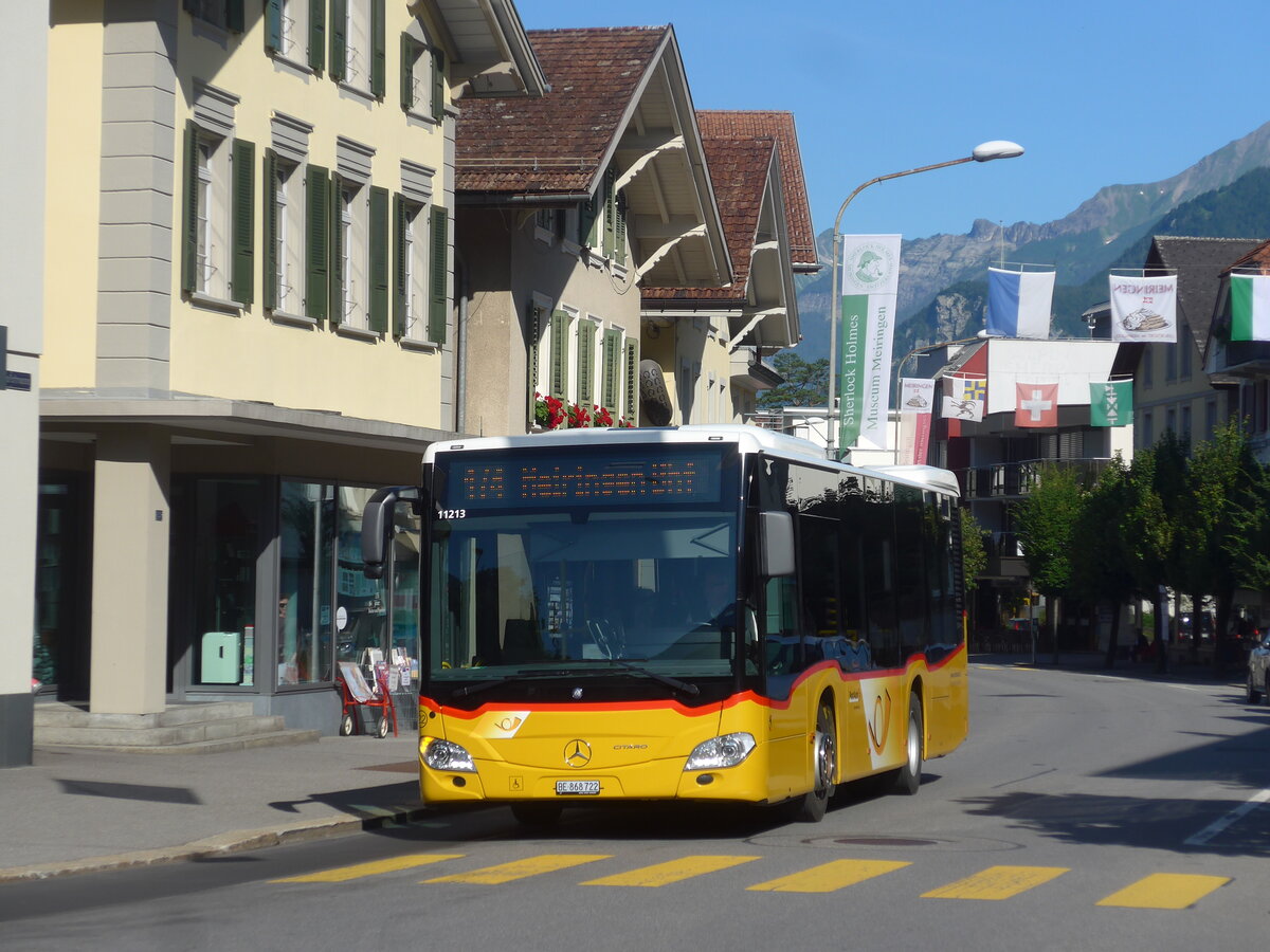 (226'242) - Flck, Brienz - Nr. 22/BE 868'722 - Mercedes am 10. Juli 2021 in Meiringen, Bahnhofstrasse