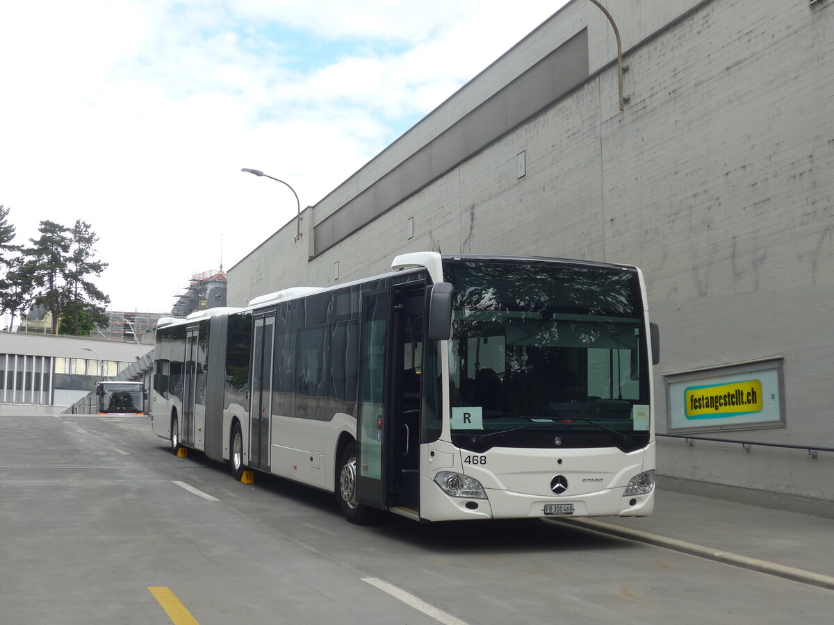 (226'312) - Intertours, Domdidier - Nr. 468/FR 300'468 - Mercedes (ex Nr. 201) am 11. Juli 2021 in Bern, Postautostation