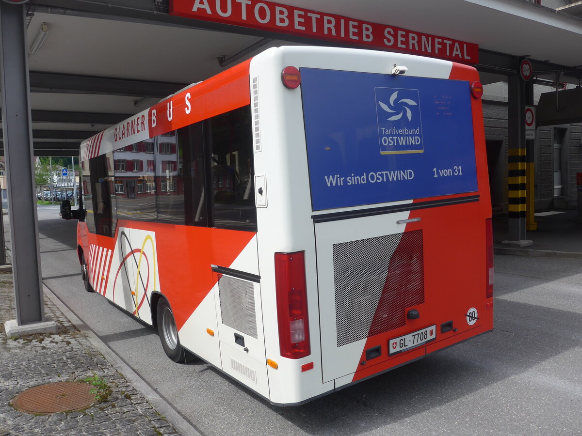 (226'422) - AS Engi - Nr. 8/GL 7708 - Mercedes/Kutsenits am 12. Juli 2021 beim Bahnhof Schwanden