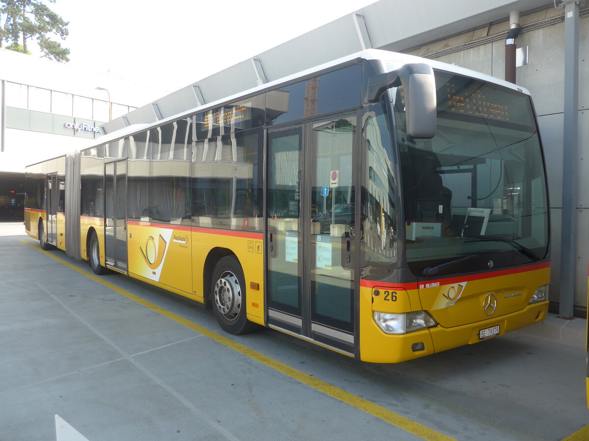 (226'655) - Steiner, Ortschwaben - Nr. 26/BE 79'379 - Mercedes (ex AVA Biel Nr. 10) am 22. Juli 2021 in Bern, Postautostation