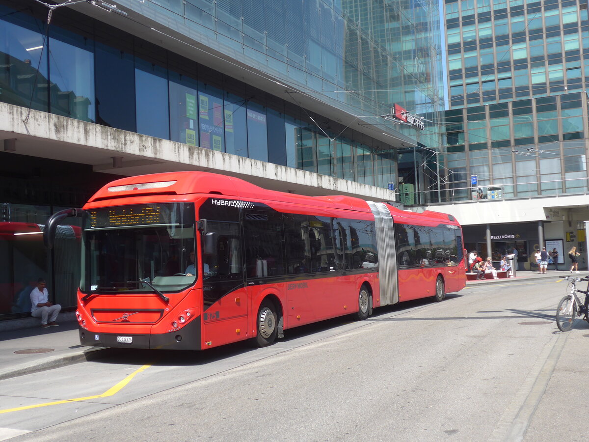 (226'674) - Bernmobil, Bern - Nr. 875/BE 832'875 - Volvo am 22. Juli 2021 beim Bahnhof Bern