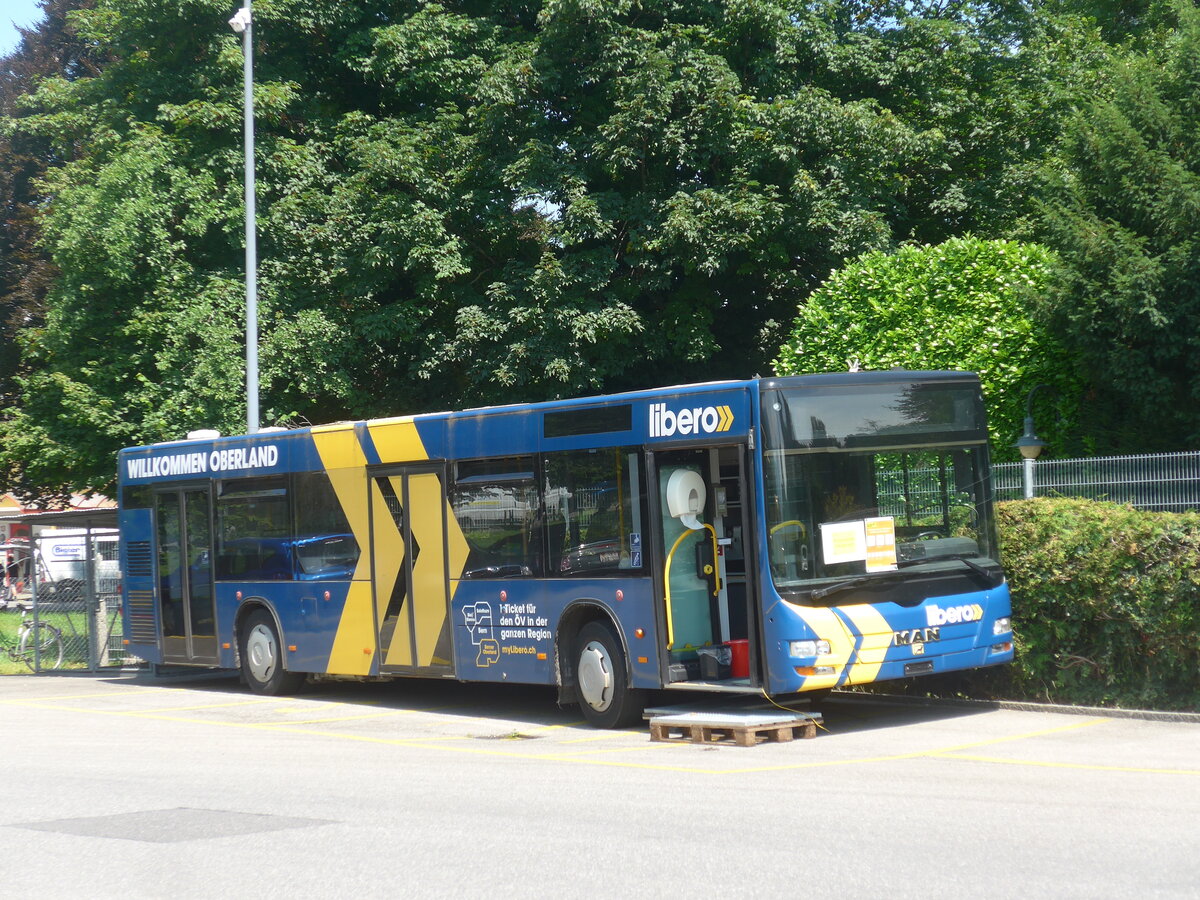 (226'814) - STI Thun - Nr. 128 - MAN am 30. Juli 2021 bei der Schifflndte Thun