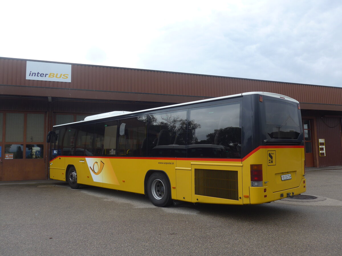 (226'914) - CarPostal Ouest - VD 124'774 - Volvo am 1. August 2021 in Yverdon, Garage