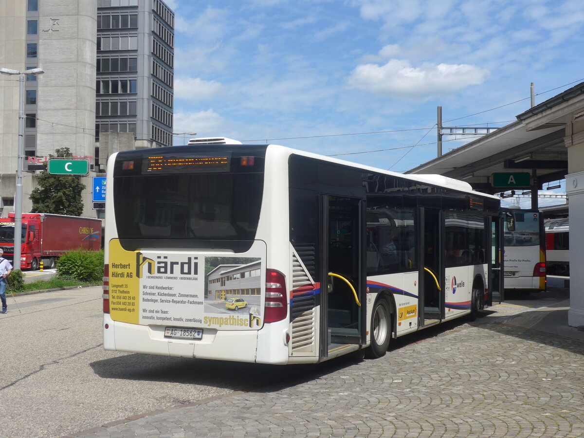 (227'158) - Voegtlin-Meyer, Brugg - Nr. 119/AG 18'562 - Mercedes am 9. August 2021 beim Bahnhof Brugg