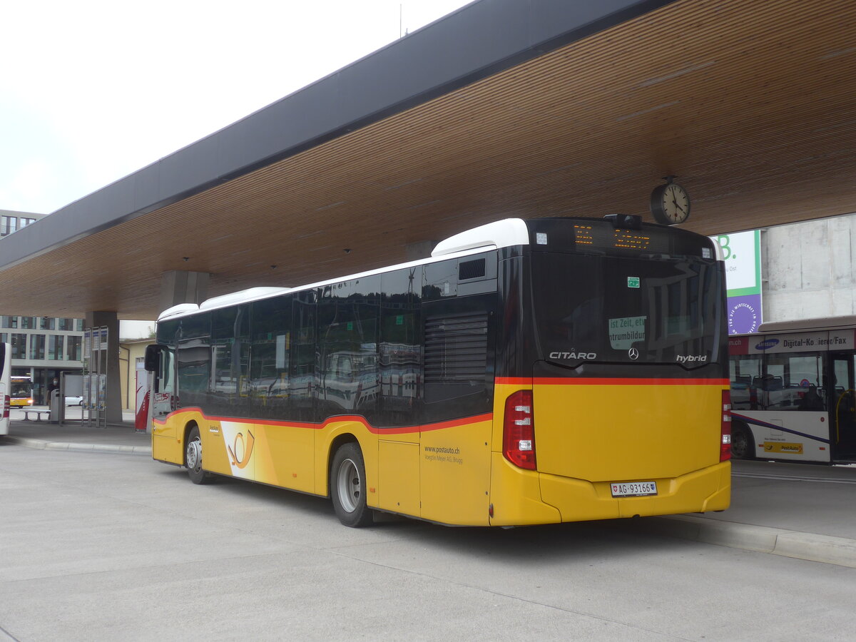 (227'210) - Voegtlin-Meyer, Brugg - Nr. 148/AG 93'166 - Mercedes am 9. August 2021 beim Bahnhof Brugg