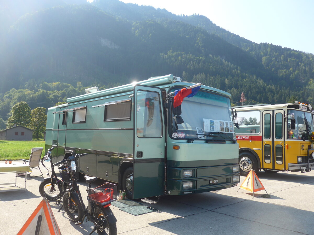 (227'424) - Aus Liechtenstein: Marxer, Schaan - FL 5908 - Magirus-Deutz am 21. August 2021 in Interlaken, Flugplatz