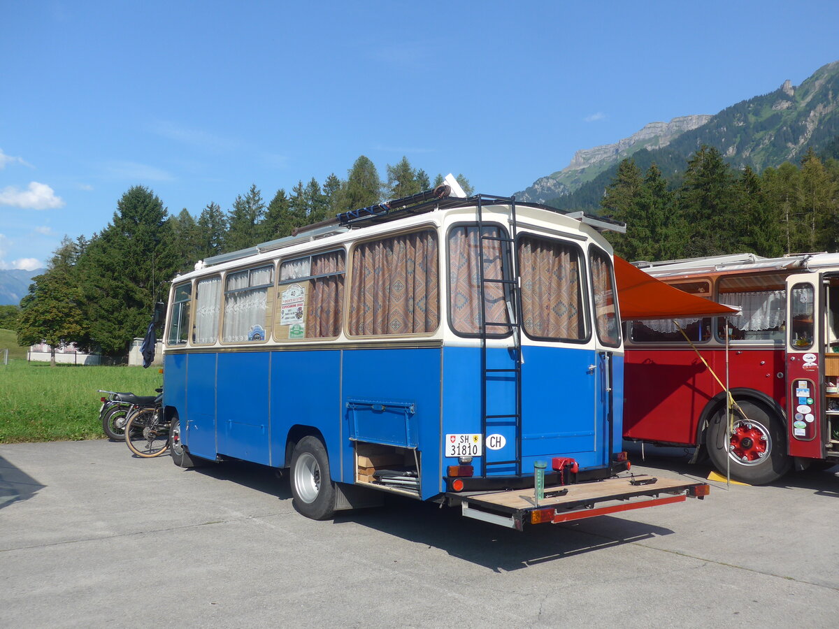 (227'485) - Niederer P., Langwiesen - SH 31'810 - Mercedes/R&J (ex Stoll, Wilchingen) am 21. August 2021 in Interlaken, Flugplatz