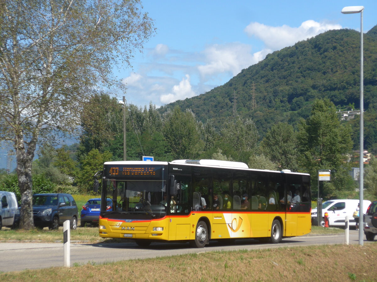 (227'679) - AutoPostale Ticino - Nr. 541/TI 264'336 - MAN am 30. August 2021 in Barbengo, Sidema