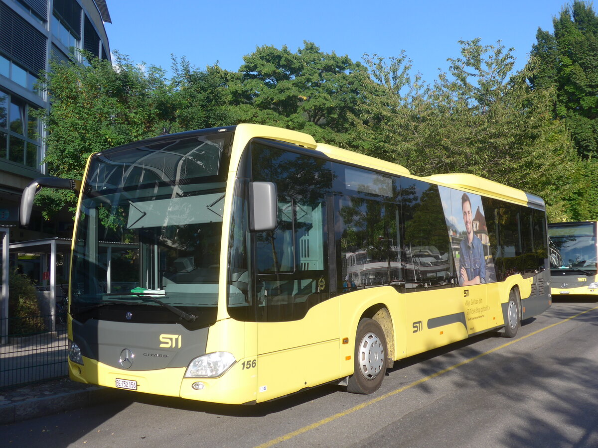 (227'903) - STI Thun - Nr. 156/BE 752'156 - Mercedes am 5. September 2021 bei der Schifflndte Thun