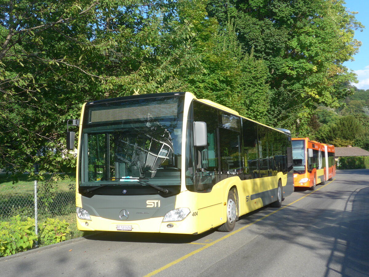 (227'904) - STI Thun - Nr. 404/BE 523'404 - Mercedes am 5. September 2021 bei der Schifflndte Thun