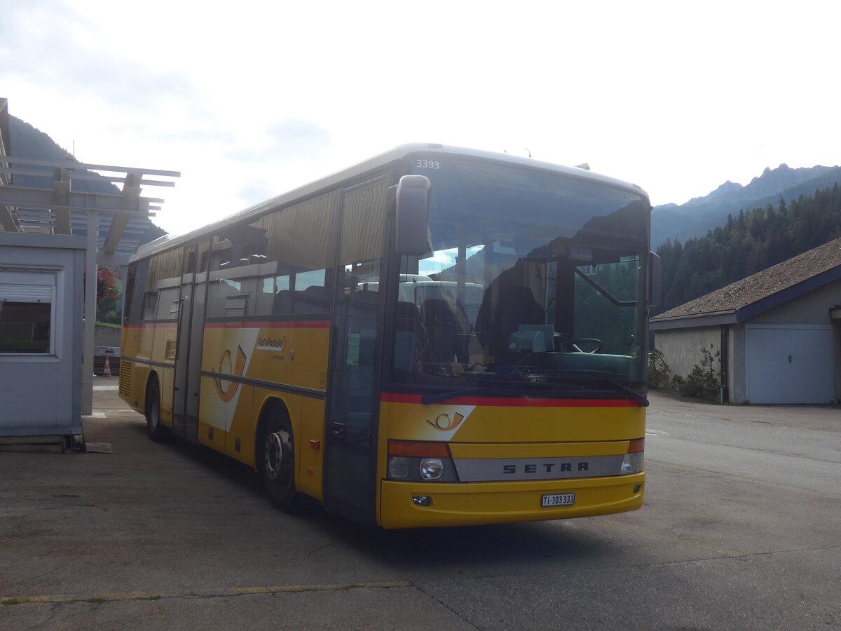 (227'917) - Marchetti, Airolo - TI 303'333 - Setra (ex Nr. 5) am 11. September 2021 in Airolo, Garage