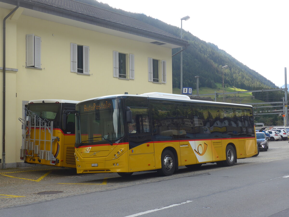 (227'974) - Barenco, Faido - TI 319'313 - Volvo am 11. September 2021 beim Bahnhof Airolo