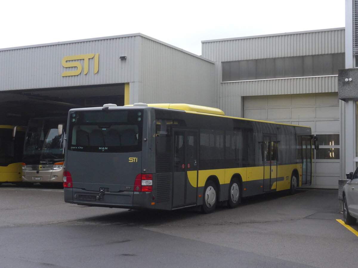 (228'041) - STI Thun - Nr. 150 - MAN am 16. September 2021 in Thun, Garage