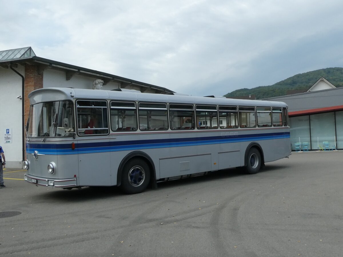 (228'391) - Borerm Neuhausen - SH 19'684 - Saurer/Tscher (ex Schttler, D-Kln; ex Braun, D-Mnster; ex Schmid, Hemishofen; ex Brtsch, Bttenhard; ex ASS Schleitheim Nr. 8) am 26. September 2021 in Siblingen, Am Stei 