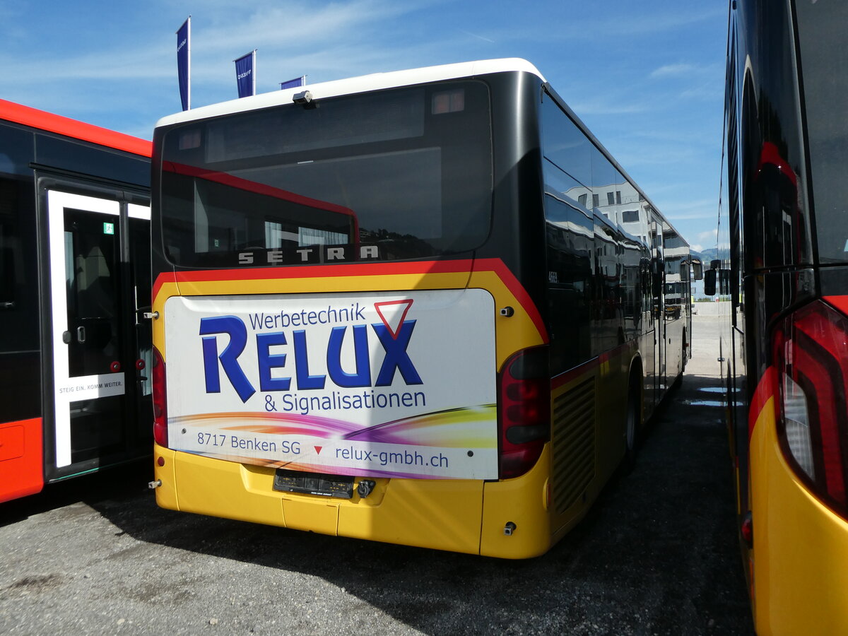 (228'617) - PostAuto Ostschweiz - (SG 304'012) - Setra am 2. Oktober 2021 in Schmerikon, Thomann