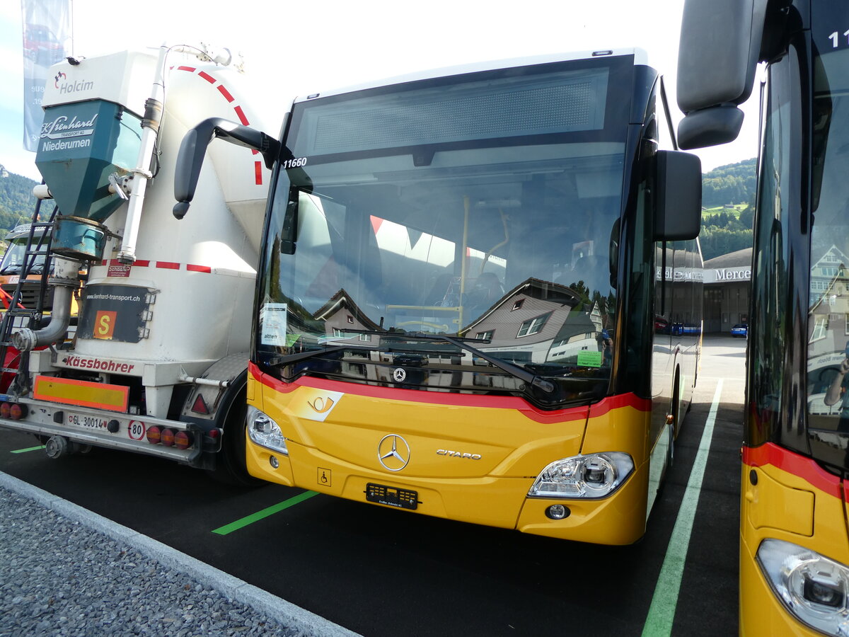 (228'631) - Postautobetriebe Unteres Toggenburg, Ganterschwil - PID 11'660 - Mercedes am 2. Oktober 2021 in Nesslau, Altherr