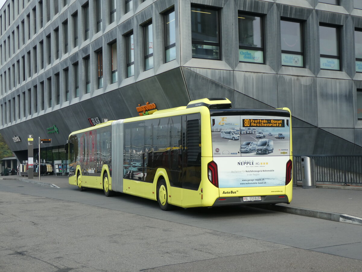 (228'952) - AAGL Liestal - Nr. 79/BL 203'845 - MAN am 12. Oktober 2021 beim Bahnhof Liestal