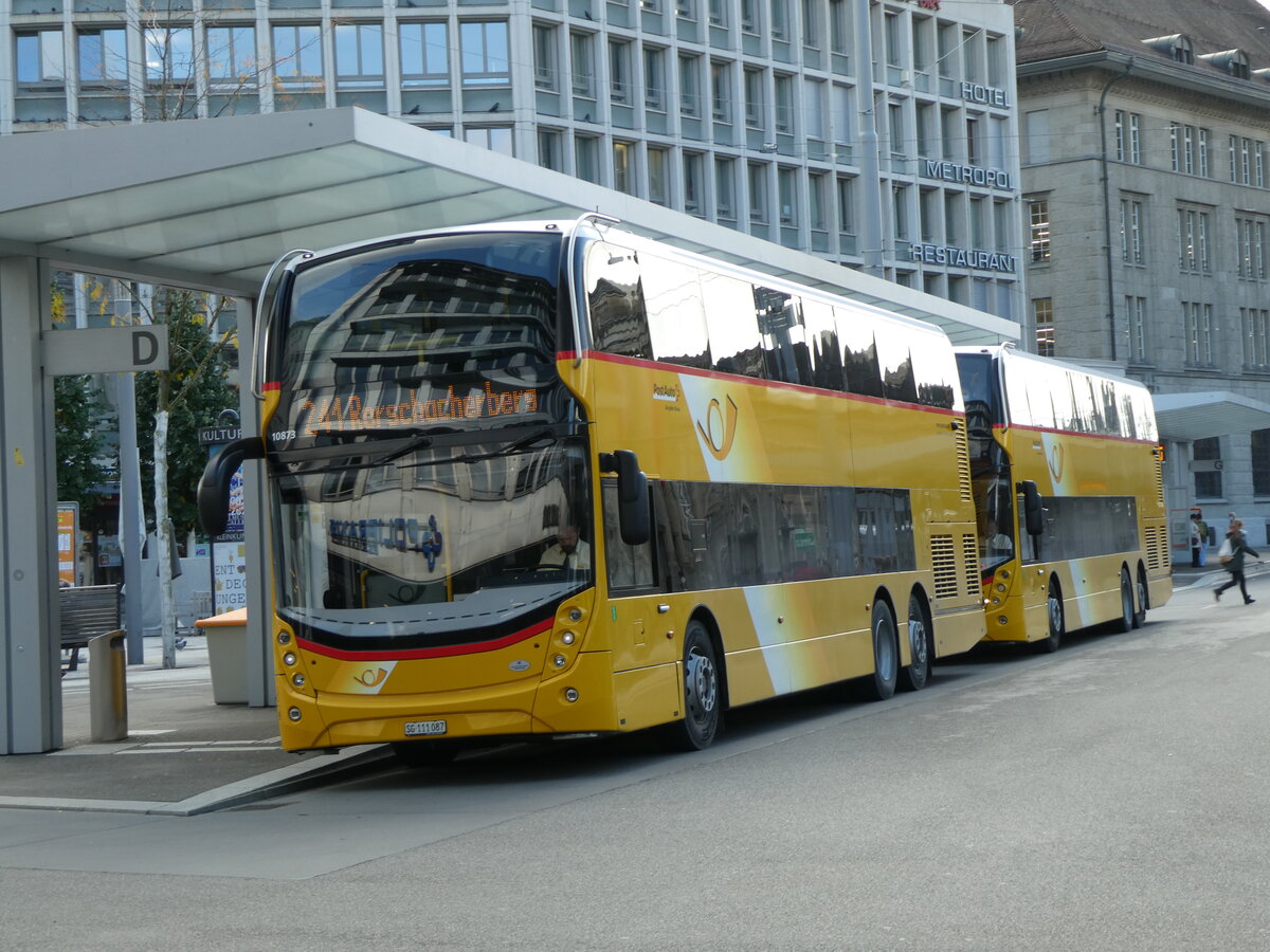 (229'072) - Schwizer, Goldach - SG 111'087 - Alexander Dennis am 13. Oktober 2021 beim Bahnhof St. Gallen