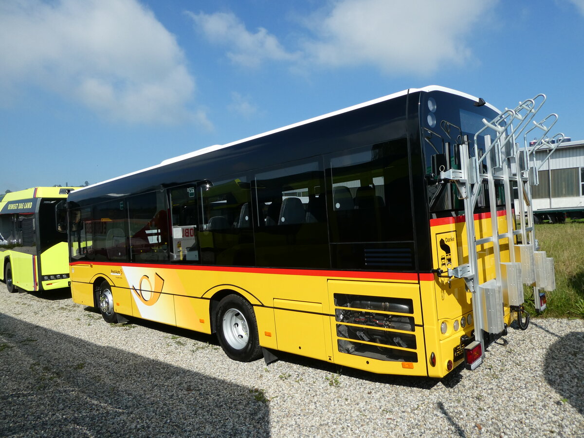 (229'345) - PostAuto Graubnden - PID 11'757 - Solaris am 16. Oktober 2021 in Ruswil, Garage ARAG