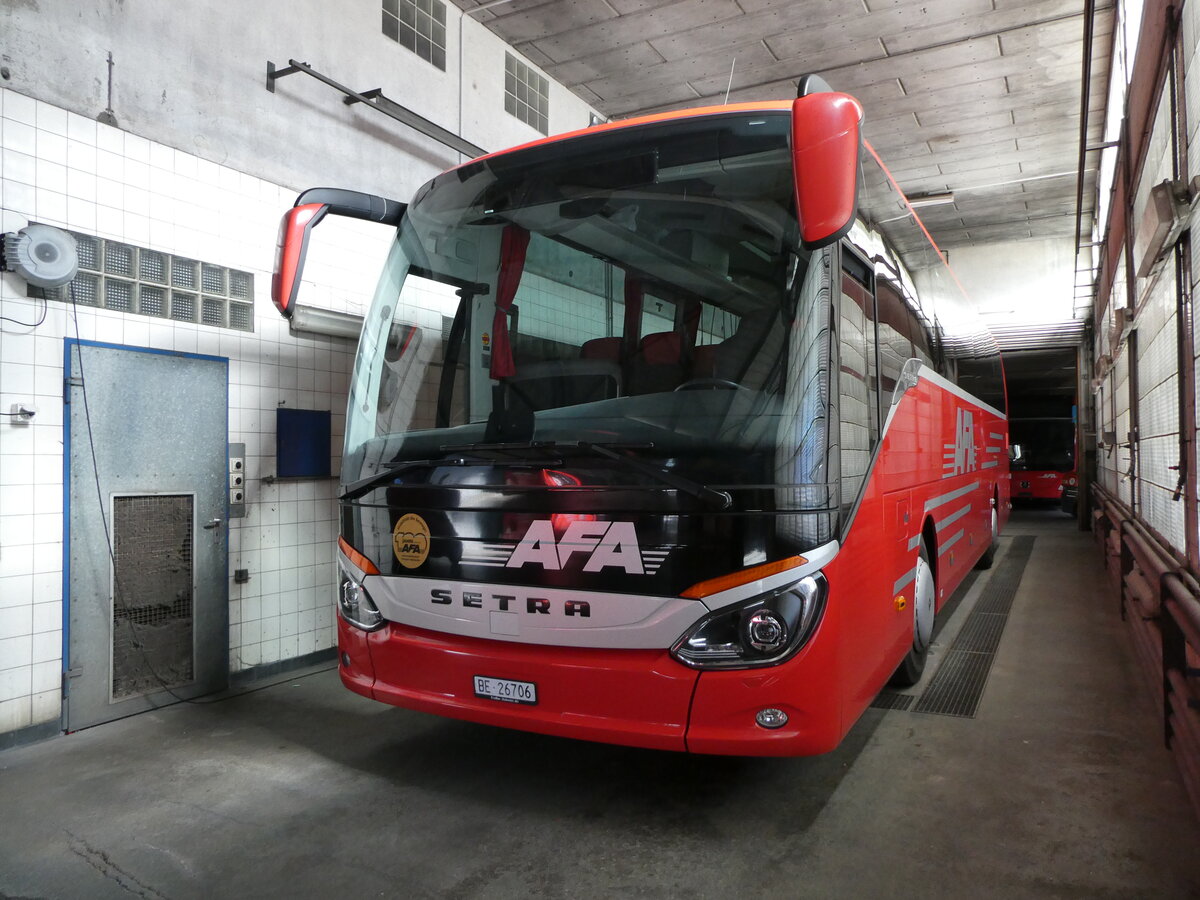 (229'403) - AFA Adelboden - Nr. 25/BE 26'706 - Setra am 18. Oktober 2021 in Adelboden, Busstation